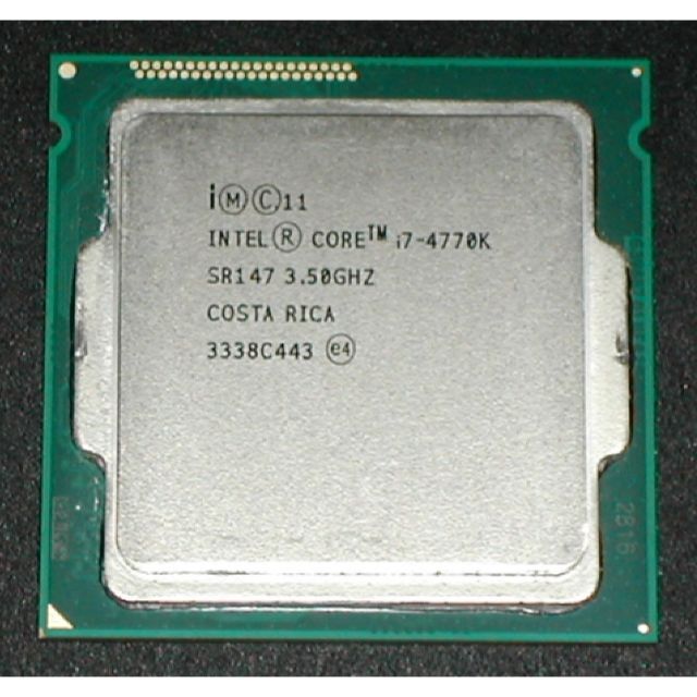 4コア8スレッド  Core i7 4770K  LGA1150