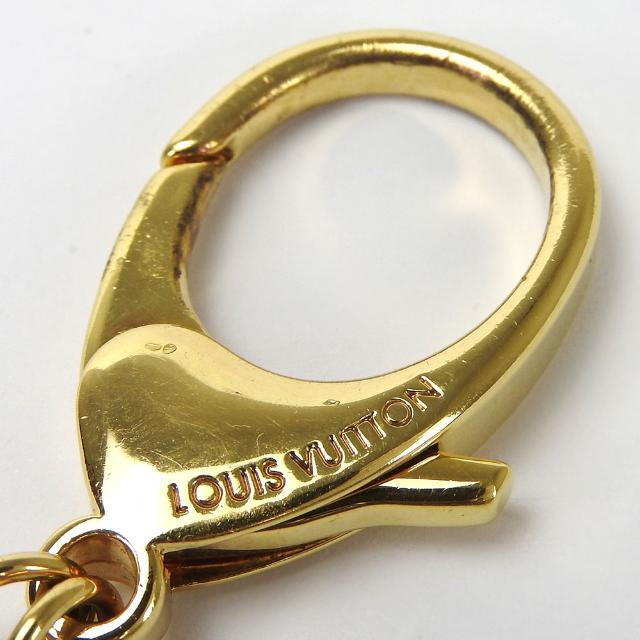 ルイヴィトン バッグチャーム ビジュー サック モザイク M66257 フラワー ネイビー系 ゴールド金具 レディース 女性 小物 LOUIS VUITTON bag charm