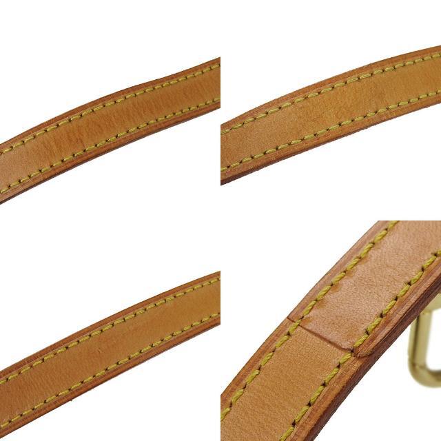 ルイヴィトン ショルダーストラップ ヌメ革 約120cm 斜め掛け ベージュ レザー レディース 女性 小物 Lv louis vuitton shoulder strap beige 8