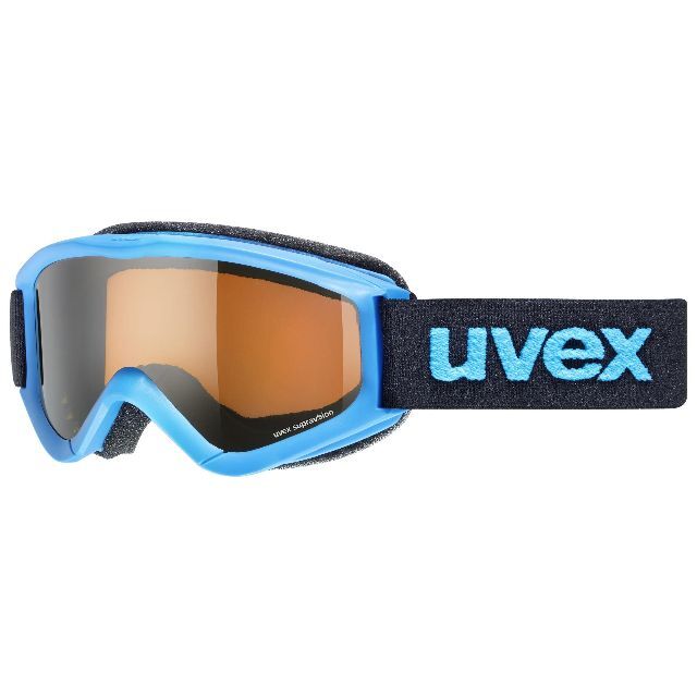 【色: ブルー】uvexウベックス 子供用 スキースノーボードゴーグル くもり止
