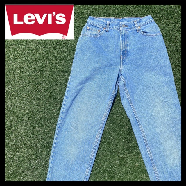 Levi's(リーバイス)のリーバイス 550 Mサイズ ブルーデニムジーンズバギー1990年後半USA メンズのパンツ(デニム/ジーンズ)の商品写真