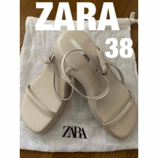 ザラ(ZARA)のZARA厚底サンダル　38新品(サンダル)