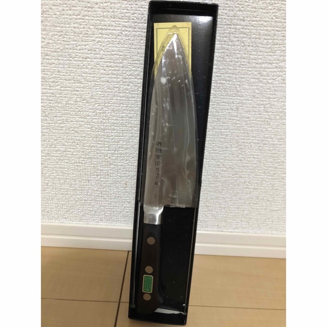 包丁 堺雅重 モリブデン 鋼 三徳包丁 未使用 | フリマアプリ ラクマ