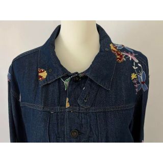【極美品M】Engineered Garments 花柄刺繍 デニムセットアップ