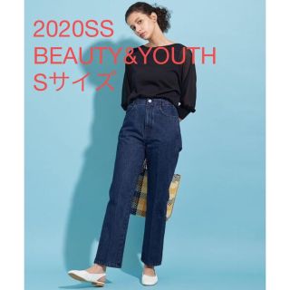 ビューティアンドユースユナイテッドアローズ(BEAUTY&YOUTH UNITED ARROWS)の1回だけ着用★ BEAUTY&YOUTH センタープレスデニムパンツ(デニム/ジーンズ)