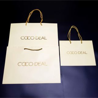 ココディール(COCO DEAL)のCOCO DEAL ココディール ショップ袋 ショッパー 3枚 イエロー 黄(ショップ袋)