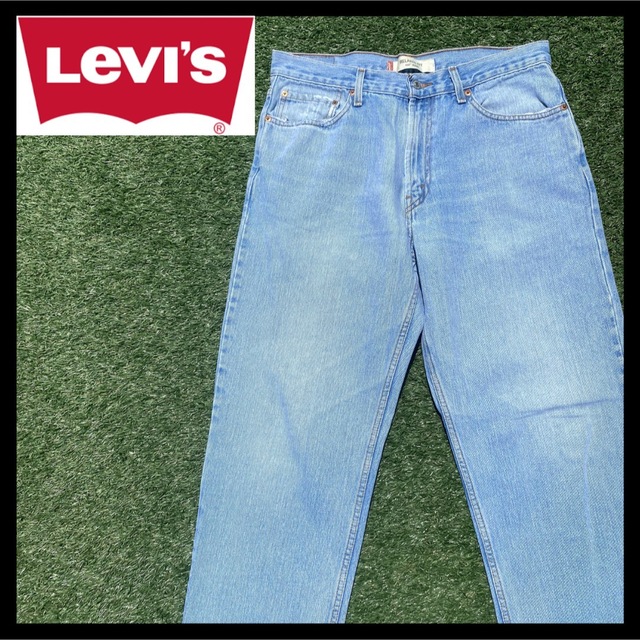 Levi's(リーバイス)のリーバイス 550 W34 L34 ライトブルーデニム ジーンズ バギー メンズのパンツ(デニム/ジーンズ)の商品写真