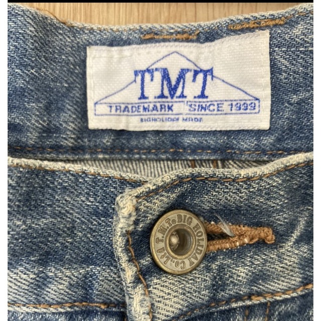 TMT(ティーエムティー)のTMT ヴィンテージ デニム  ハーフパンツ ヴィンテージ ブッシュパンツ メンズのパンツ(デニム/ジーンズ)の商品写真