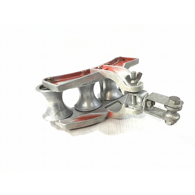 ☆中古品☆4連金車 荷重700kg メーカー 型式 不明 ケーブル ☆中古品☆4連金車 荷重700kg メーカー 型式 不明 ケーブル