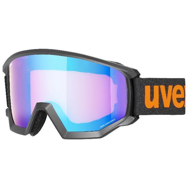 【色: ブラックマット/ブルー/オレンジ】uvexウベックス スキースノーボード スポーツ/アウトドアのスノーボード(アクセサリー)の商品写真