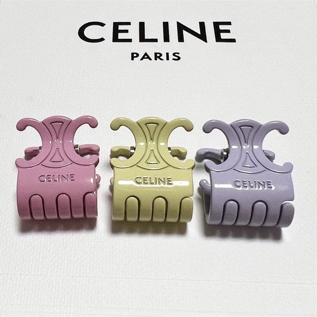 celine セリーヌ 未使用 23年 ヘアクロー ヘアクリップ トリオンフ ヘアピン 新作の通販 by SNP's shop｜セリーヌならラクマ