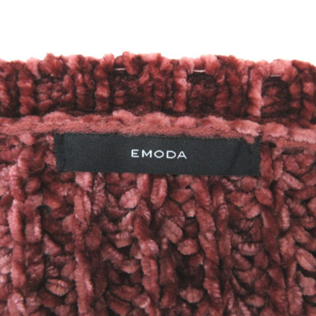 エモダ EMODA 17AW モールファー ニット トップ セーター 長袖 | www
