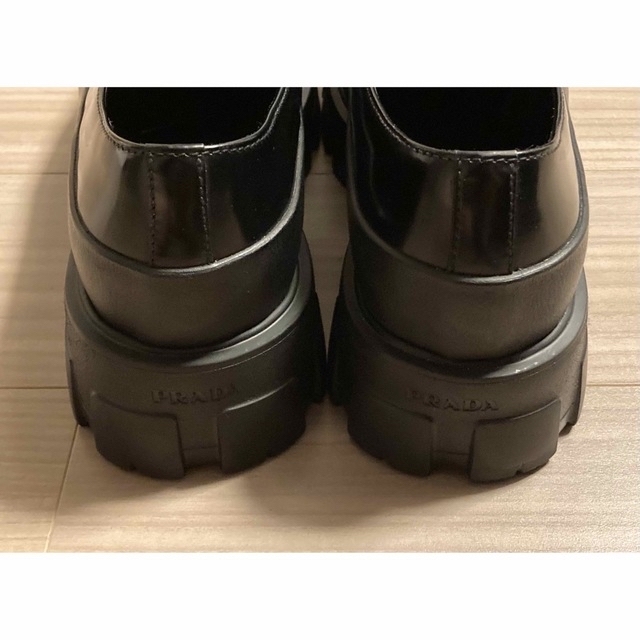 PRADA プラダ ブラッシュドレザー ダービーシューズ PRADA プラダ ブラッシュドレザー ダービーシューズ