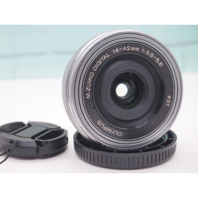 ❤電動ズーム❤️オリンパス 14-42mm EZ❤パンケーキレンズ❤大人気 ❤電動ズーム❤️オリンパス 14-42mm EZ❤パンケーキレンズ❤大人気