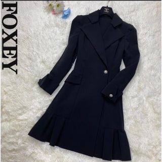 フォクシー(FOXEY)の希少アイテム♡極美品♡FOXEY フォクシー Aライン プリーツスカート コート(トレンチコート)