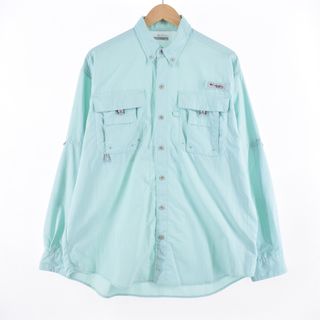 コロンビア(Columbia)の古着 コロンビア Columbia PFG 長袖 ボタンダウン フィッシングシャツ メンズXL /eaa334578(シャツ)