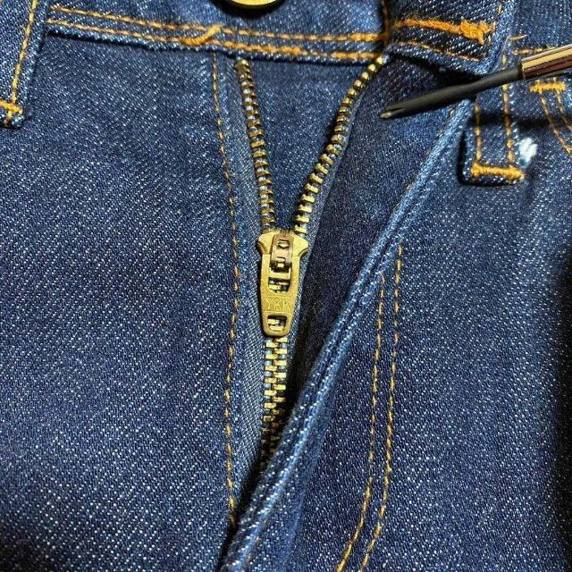 mero- 青　水色 デニム　シャツ　ドッキング　変形　ロング スカート 6