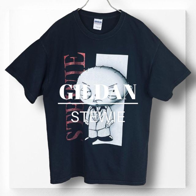 【GILDAN】 Tシャツ カットソー プリント ステューウィー Stewie