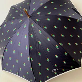 特上美品 ポロラルフローレン ポロベア くま 総柄 雨傘 グレー | ccfl.ie