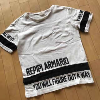 レピピアルマリオ(repipi armario)のrepipiレピピ ✰モノトーンTシャツ☆サイズ M(Tシャツ/カットソー)