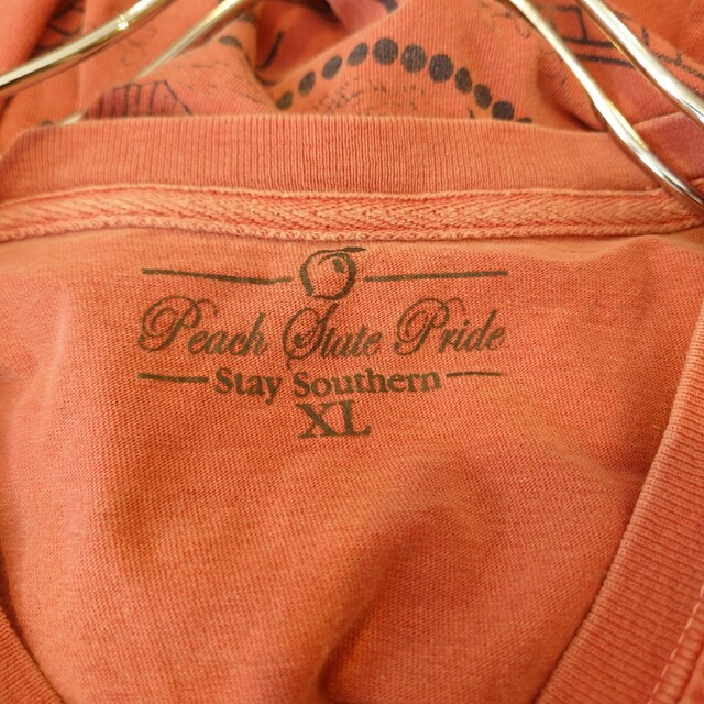 PeachStatePride ポケットTシャツ 　バックプリント　ピンク メンズのトップス(Tシャツ/カットソー(半袖/袖なし))の商品写真