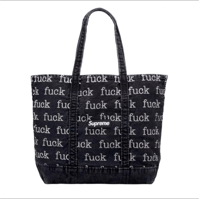 Supreme Fuck Denim Tote Bag トートバッグ 13SS