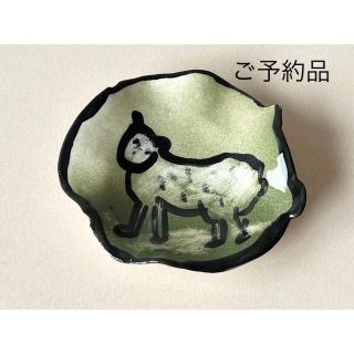 アラビア(ARABIA)の羊の陶板 ユニーク ヘルヤ アラビア ハンドメイド(置物)