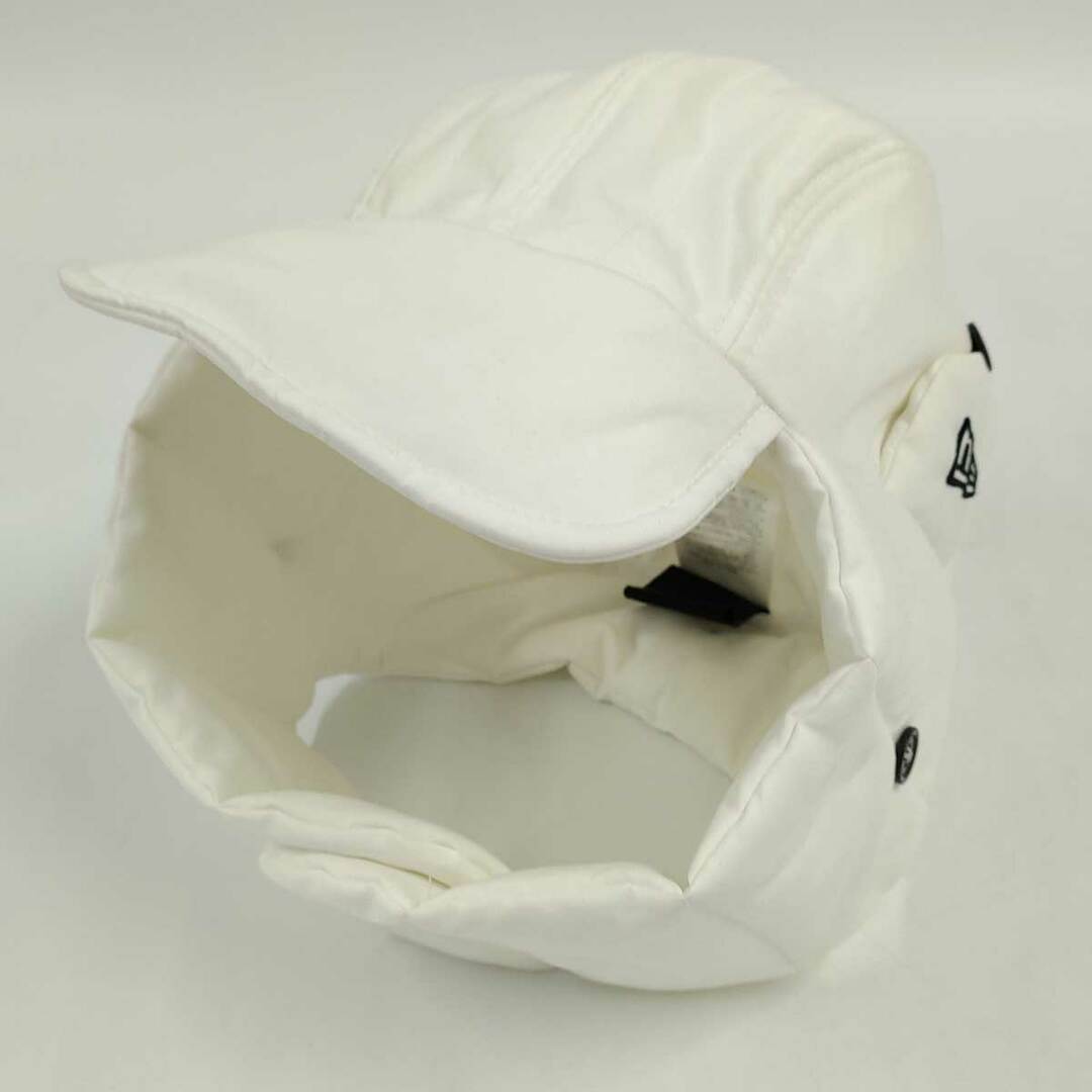 NEW ERA(ニューエラー)のニューエラ ナイロン ボンバーキャップ 帽子 XL ホワイト ユニセックス レディースのファッション小物(その他)の商品写真
