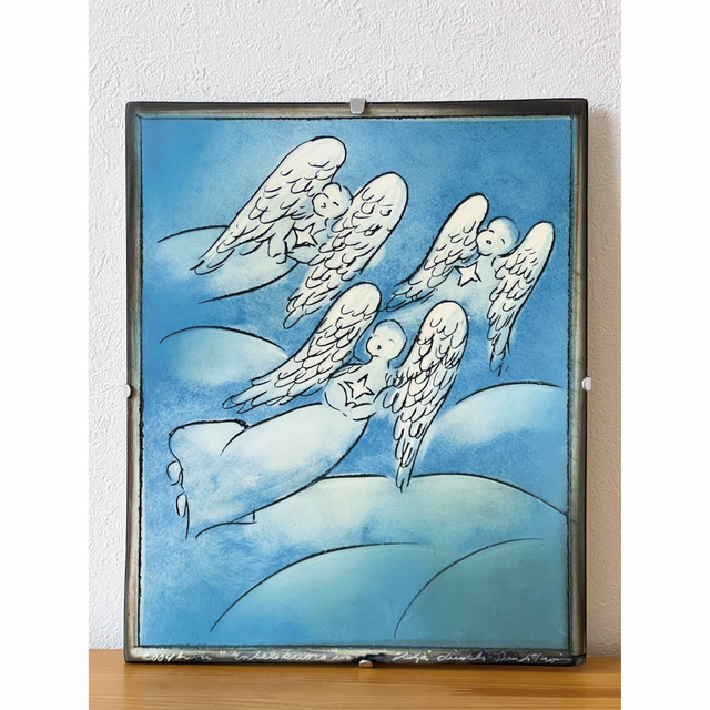 天使の聖歌隊 陶板画 2004年 ユニーク ヘルヤ アラビア ハンドメイドHelja