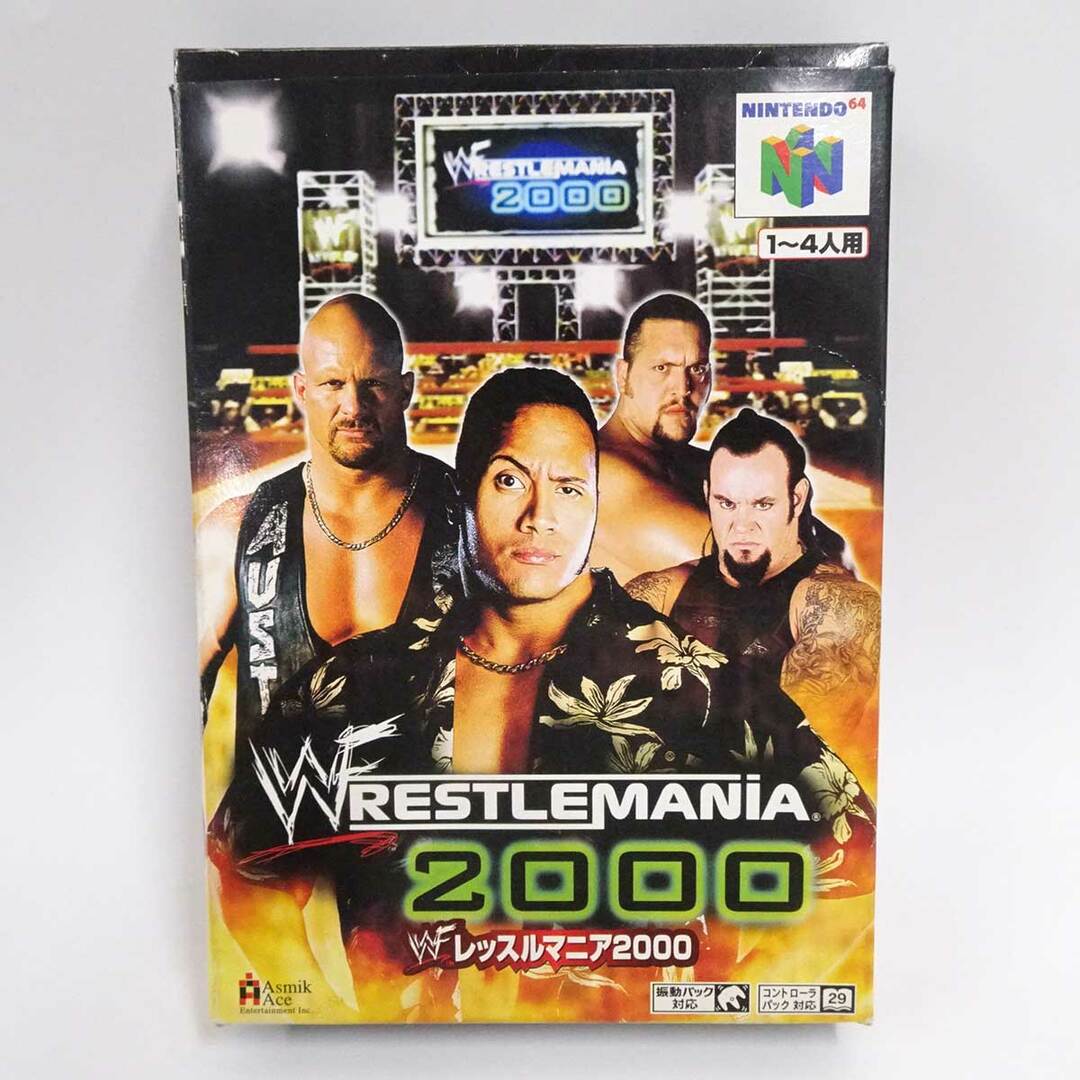 WWF RESTLEMANIA 2000 WWFレッスルマニア 2000　NINTENDO 64