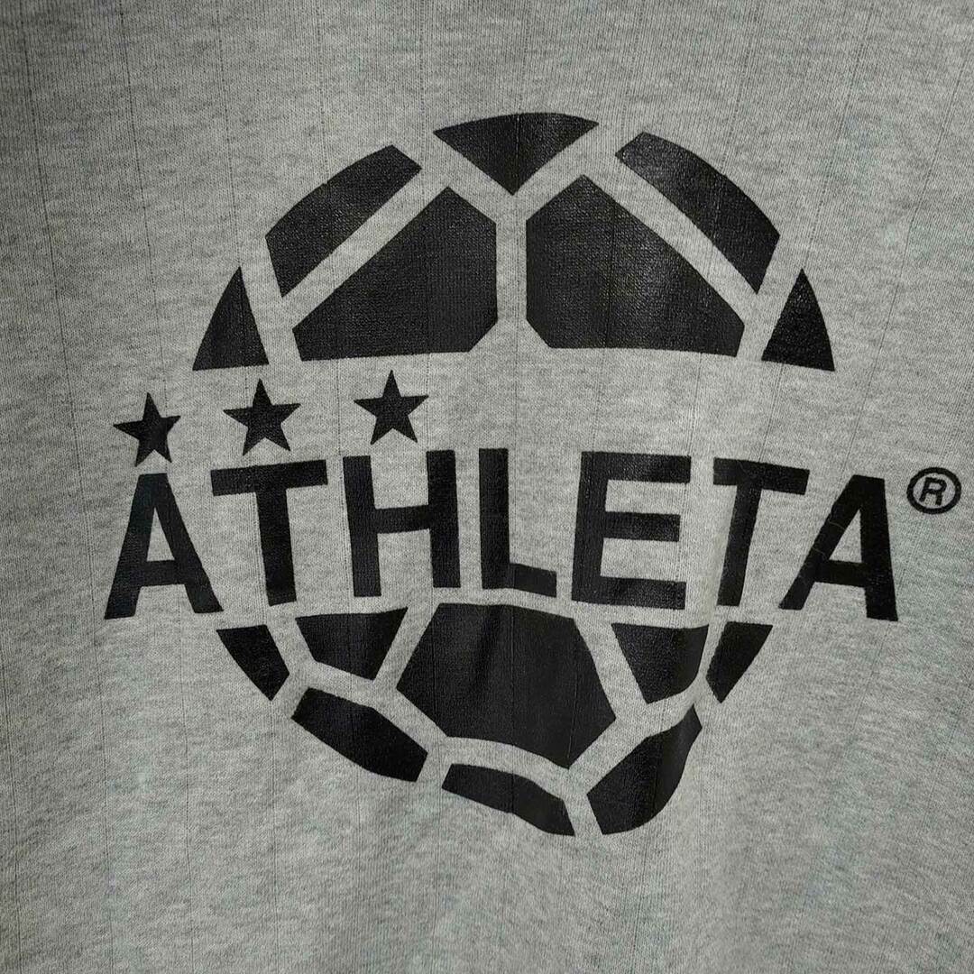 ATHLETA(アスレタ)のアスレタ スウェット ジップアップ パーカー M グレー ユニセックス サッカー フットサル スポーツウェア スポーツ/アウトドアのサッカー/フットサル(ウェア)の商品写真