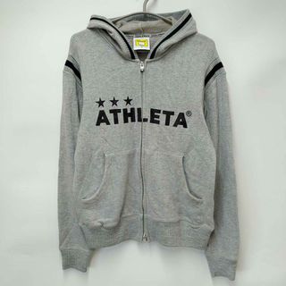 アスレタ(ATHLETA)のアスレタ スウェット ジップアップ パーカー M グレー ユニセックス サッカー フットサル スポーツウェア(ウェア)