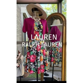 ラルフローレン(Ralph Lauren)の綺麗なお姉さんのローレンラルフローレン華やかワンピース(ひざ丈ワンピース)