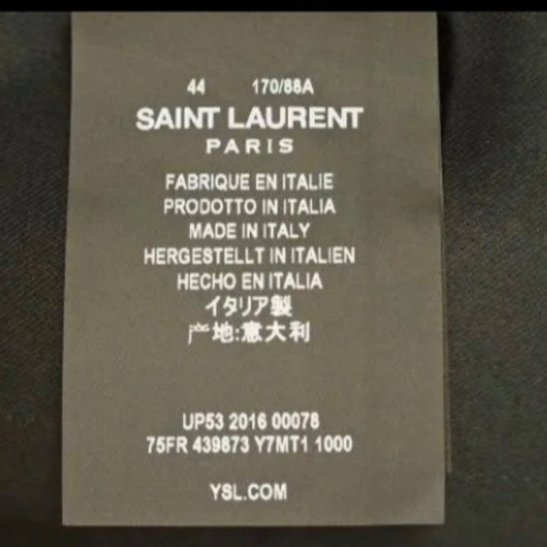 Saint Laurent(サンローラン)のサンローラン【ゴートファー】レザーコート メンズのジャケット/アウター(レザージャケット)の商品写真