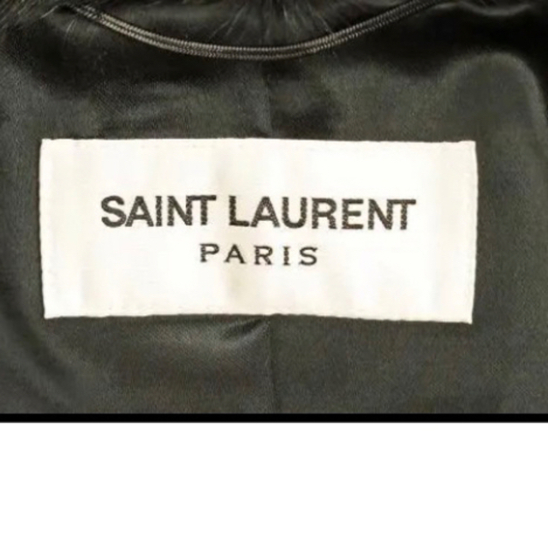 Saint Laurent(サンローラン)のサンローラン【ゴートファー】レザーコート メンズのジャケット/アウター(レザージャケット)の商品写真