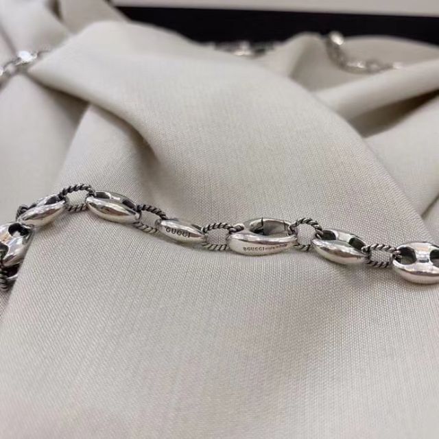 GUCCI ミケーレ インターロッキング ブレスレット シルバー925 グッチ