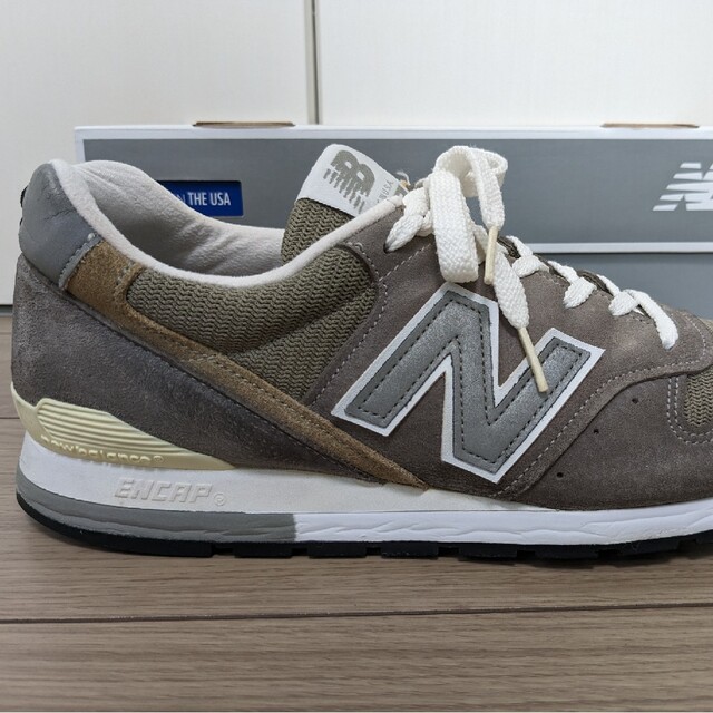 996（New Balance） - ニューバランス M996 MADE IN USA グレー 27.0cm