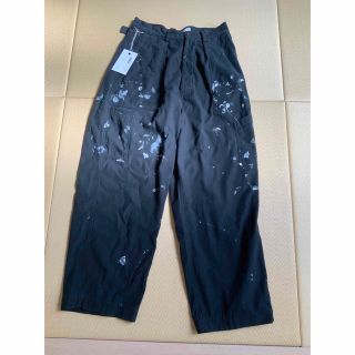 MARKAWEAR - marka マーカ 23ss ベイカーパンツ ペインテッド ブラック