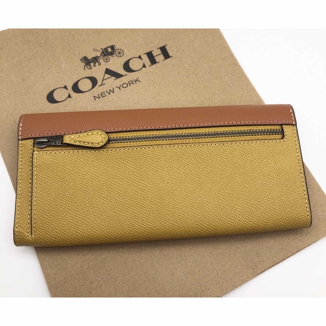 COACH(コーチ)の【COACH☆新品】ウィン ソフト ウォレット カラーブロック！長財布！希少！ レディースのファッション小物(財布)の商品写真