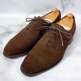 【美品】Lloyd footwear ロイドフットウェア スエード 茶 26.5(ドレス/ビジネス)