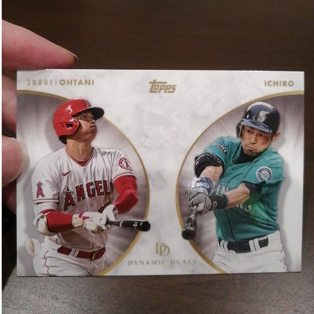 激レア!イチロー 大谷翔平 パッチカード topps ichiro ohtani