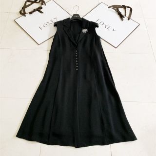 ♡極美品♡ FOXEY ジレ ジップアップドレス エスプレッソ 40 42