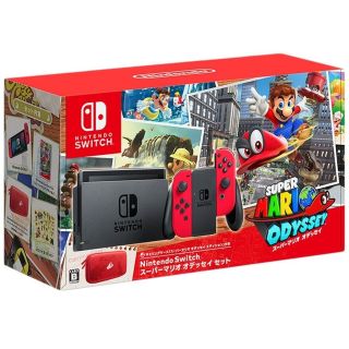 ニンテンドースイッチ(Nintendo Switch)のNintendo Switch スーパーマリオ オデッセイセット(ソフト有り)(家庭用ゲーム機本体)