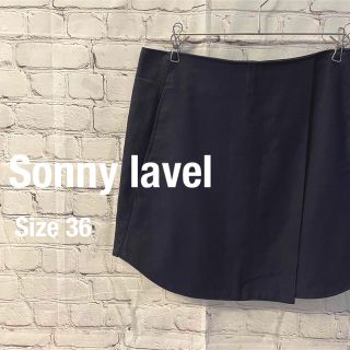 サニーレーベル(Sonny Label)の【sonny lavel】巻きスカート風ミニスカート　size36(ミニスカート)