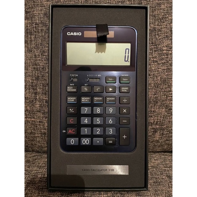 新品未使用】カシオ CASIO プレミアム電卓 S100-BU-