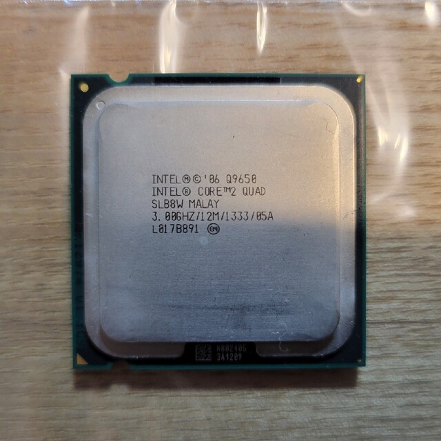 【中古品】インテル Core2 Quad プロセッサー Q9650 動作確認済み エンタメ/ホビーのエンタメ その他(その他)の商品写真