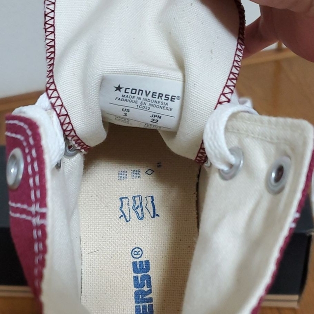 CONVERSE(コンバース)の美品コンバースCONVERSE ALL STARキャンバス　ハイカットスニーカー レディースの靴/シューズ(スニーカー)の商品写真