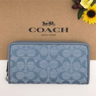 COACH - COACH 長財布 ☆大人気☆ アコーディオン ウォレット ライト ...