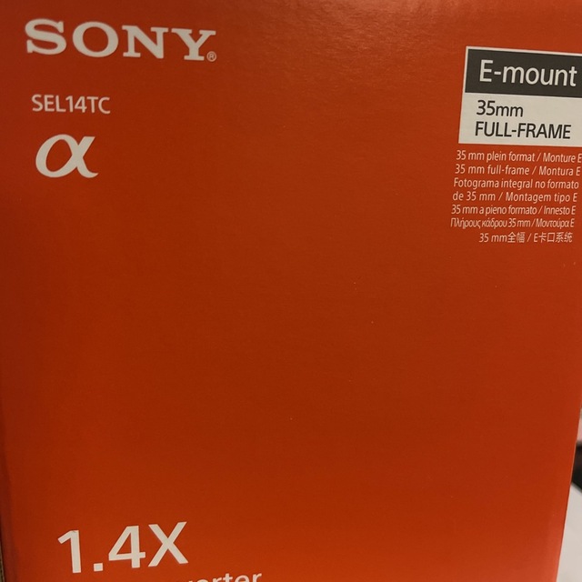 国内先行発売 SONY 高性能テレコンバーター SEL14TC スマホ/家電