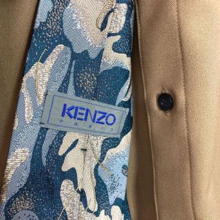 KENZO　ケンゾー　シルク　長袖シャツ　花柄　シェルボタン